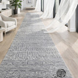 Lani Dark Grey Hallway Runner 80CM Wide