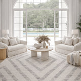 Cozy Ivory Beige Rug 5640