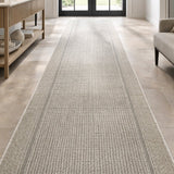 Chino 2822 Sand Silver Hallway Runner 80cm Wide Non-Slip