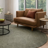 Cara Olive Oval Rug