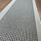 Chino 2822 Taupe Linen Hallway Runner Non-Slip 80CM Wide