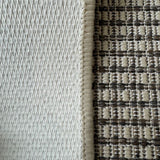 Chino 2822 Taupe Linen Hallway Runner Non-Slip 80CM Wide