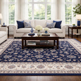 Heirloom Navy Traditional Rug