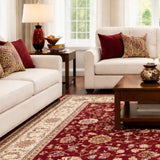 Heirloom Bordeaux Traditional Rug