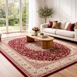 Heirloom Bordeaux Medallion Rug