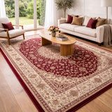 Heirloom Bordeaux Medallion Rug