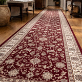 Heirloom Bordeaux Hallway Runner 80CM Wide