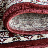 Heirloom Bordeaux Medallion Hallway Runner 80CM Wide