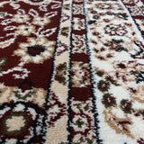 Heirloom Bordeaux Medallion Hallway Runner 80CM Wide