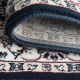 Heirloom Navy Medallion Hallway Runner 80CM Wide