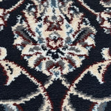 Heirloom Navy Medallion Hallway Runner 80CM Wide