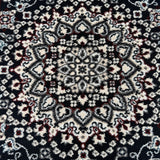 Heirloom Navy Medallion Hallway Runner 80CM Wide