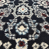 Heirloom Navy Medallion Hallway Runner 80CM Wide