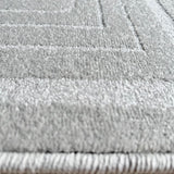 Summit Maze Grey Hallway Runner 80cm Wide