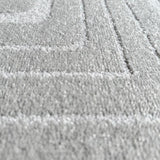 Summit Maze Grey Hallway Runner 80cm Wide