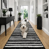 Seville Modern Hallway Runner 80CM Wide
