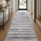 Sienna Grey Cream Hallway Runner 80CM Wide