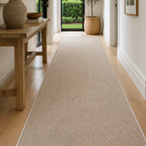 Revo Brown Hallway Runner 80CM Wide