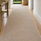 Revo Brown Hallway Runner 80CM Wide