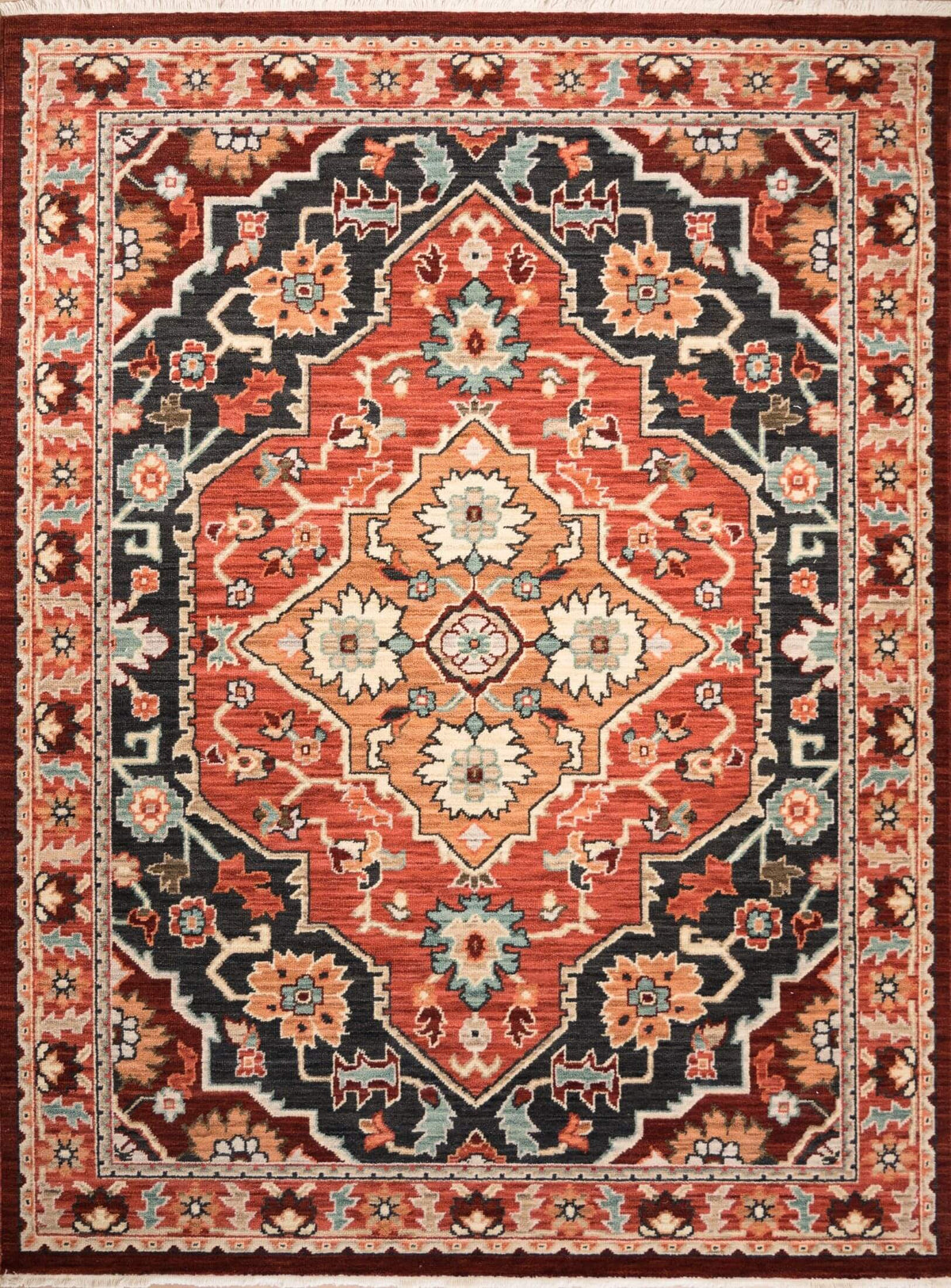 Kachan Navy Medallion Rug
