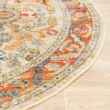 Legacy 850 Rust Round Rug