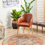 Legacy 850 Terracotta Round Rug