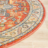 Legacy 850 Terracotta Round Rug