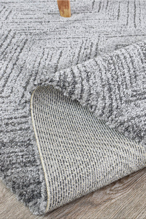 Lania Grey Diamond Rug