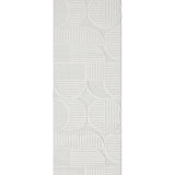 Lotus Leo White Runner Rug