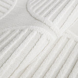 Lotus Leo White Rug