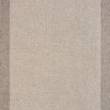 Lara Taupe Grey Border Non Slip Rug