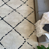 Luana 4 Ivory Charcoal Rug