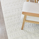 Mia Diamonds Cream Runner Rug