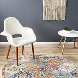 Museum Ainsley Round Rust Rug
