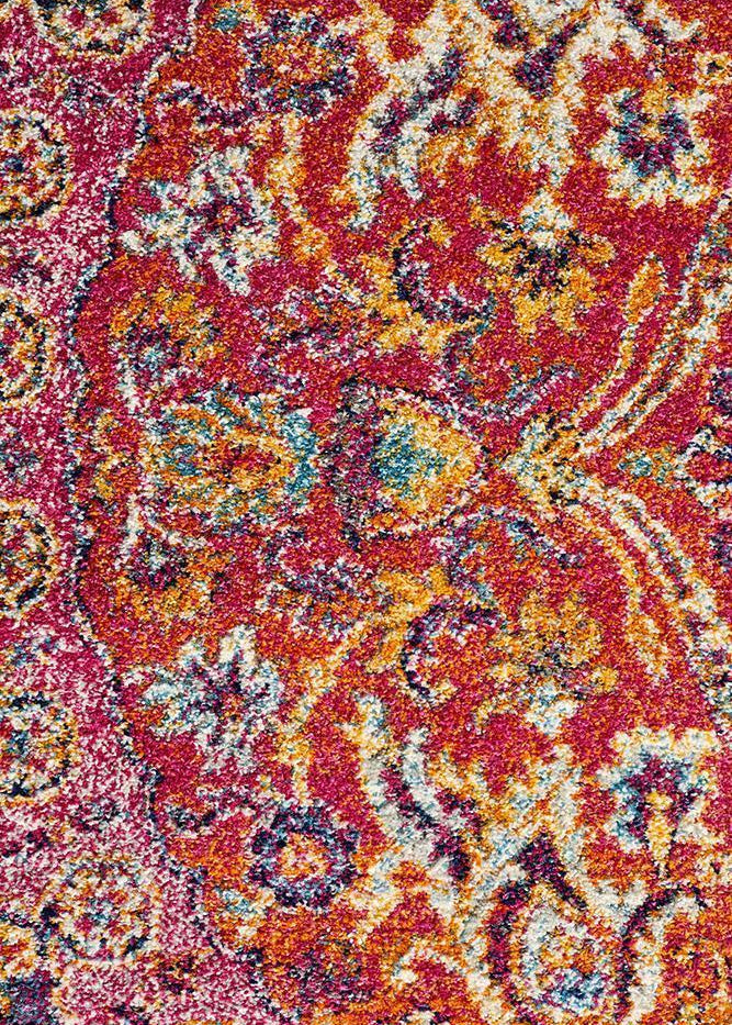 Museum Preston Multi Coloured Round Rug
