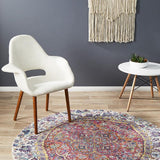 Museum Shelly Rust Round Rug