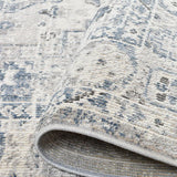 Serena Blue Light Grey Rug