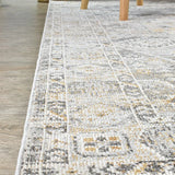Serena Cream Mustard Rug