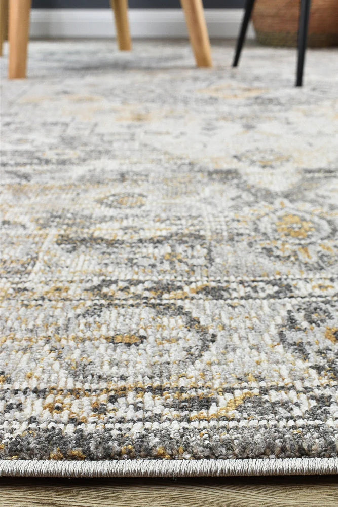 Serena Cream Mustard Rug
