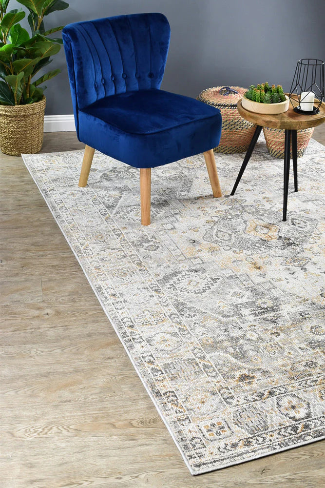 Serena Cream Mustard Rug