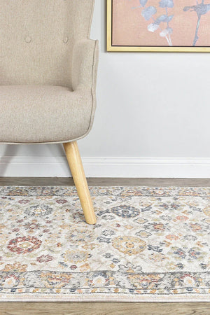 Serena Cream Hallway Runner Rug