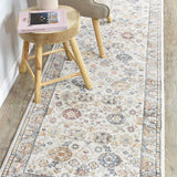 Serena Cream Hallway Runner Rug