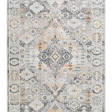 Serena Grey Mustard Hallway Runner Rug