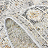Serena Grey Mustard Hallway Runner Rug