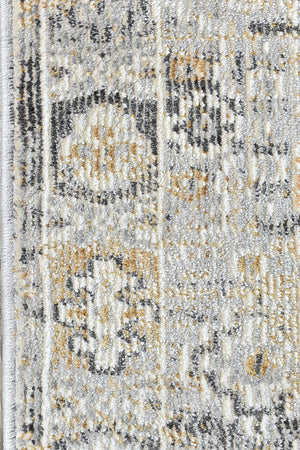 Serena Grey Mustard Hallway Runner Rug