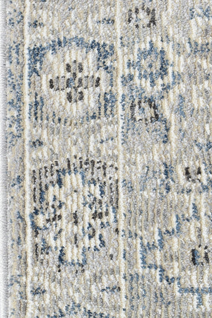 Serena Blue Grey Hallway Runner 80CM Wide