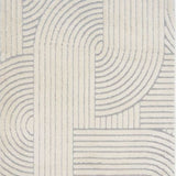 Marli Ivory light Grey Retro Rug