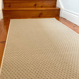 Phoenix Beige Hall Runner 67cm Wide Non Slip Backing