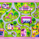 Pink Track Kids Playmat