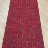 Roma Dots Red Hallway Runner 80CM Wide